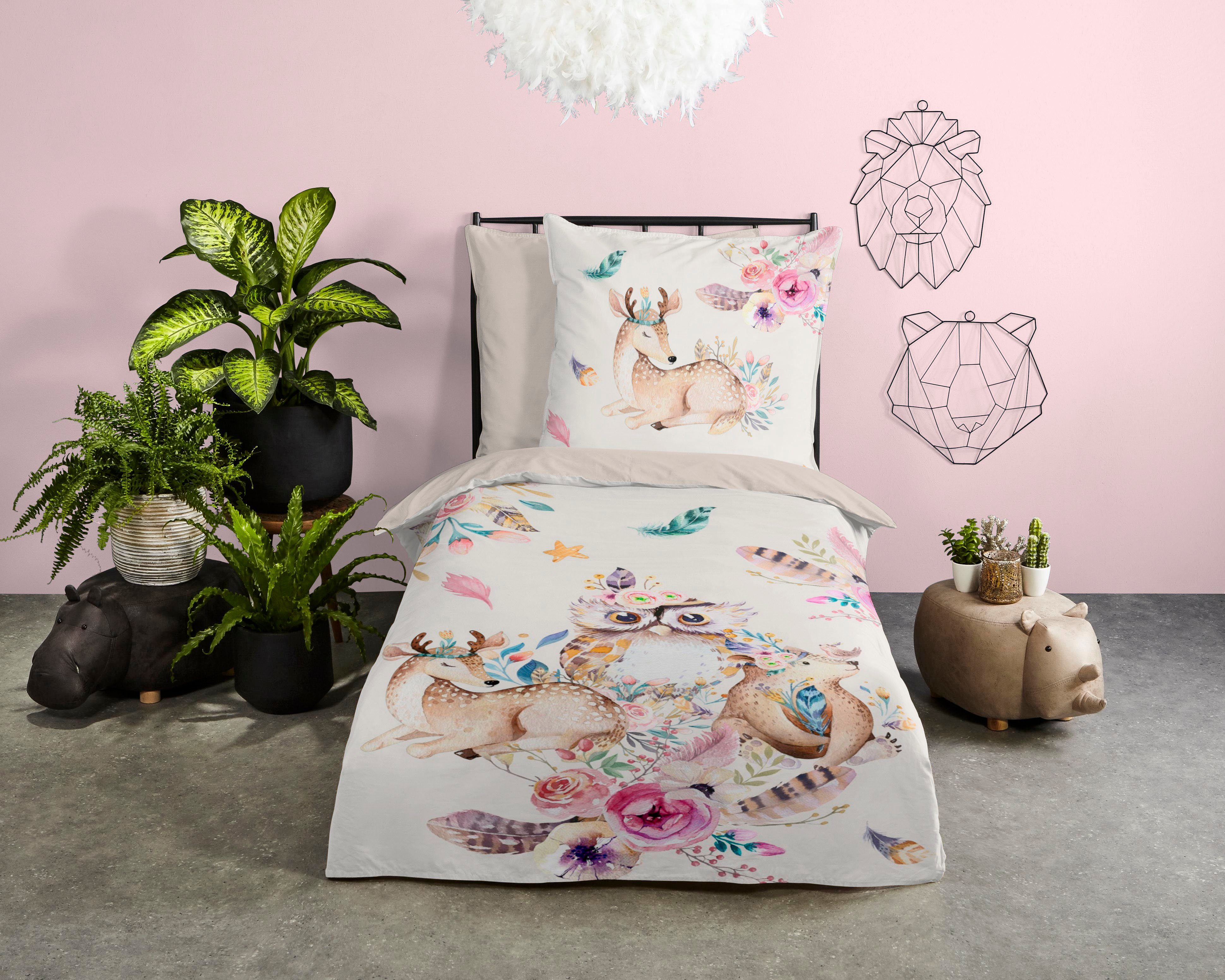 PURE luxury collection Kinderbettwäsche Meandra, Microfaser, günstig online kaufen
