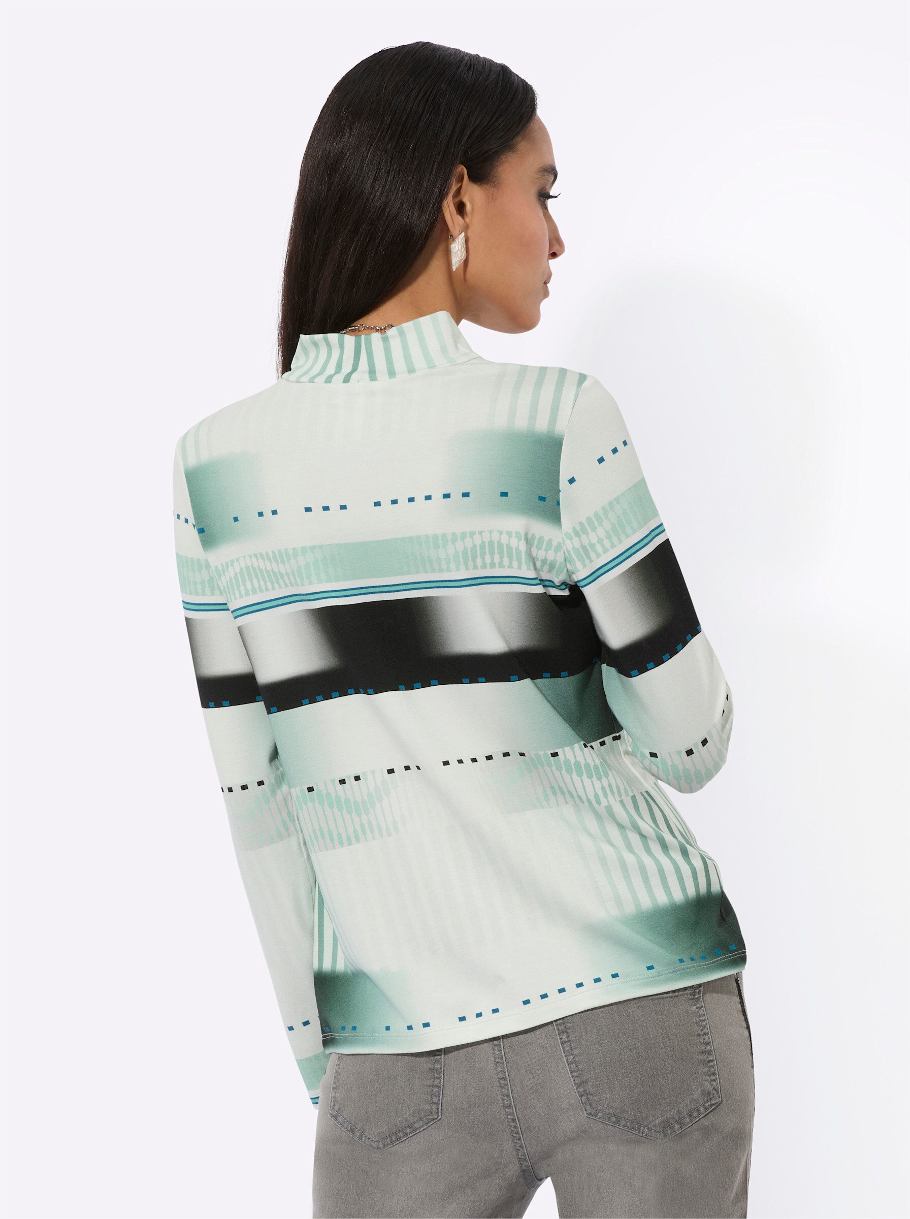 creation L T-Shirt Stehkragenshirt . günstig online kaufen