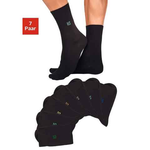 H.I.S Basicsocken (Packung, 7-Paar) mit Komfortbündchen