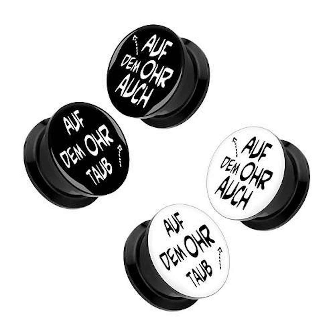 Taffstyle Plug Picture Tunnel Plug 1 günstig online kaufen