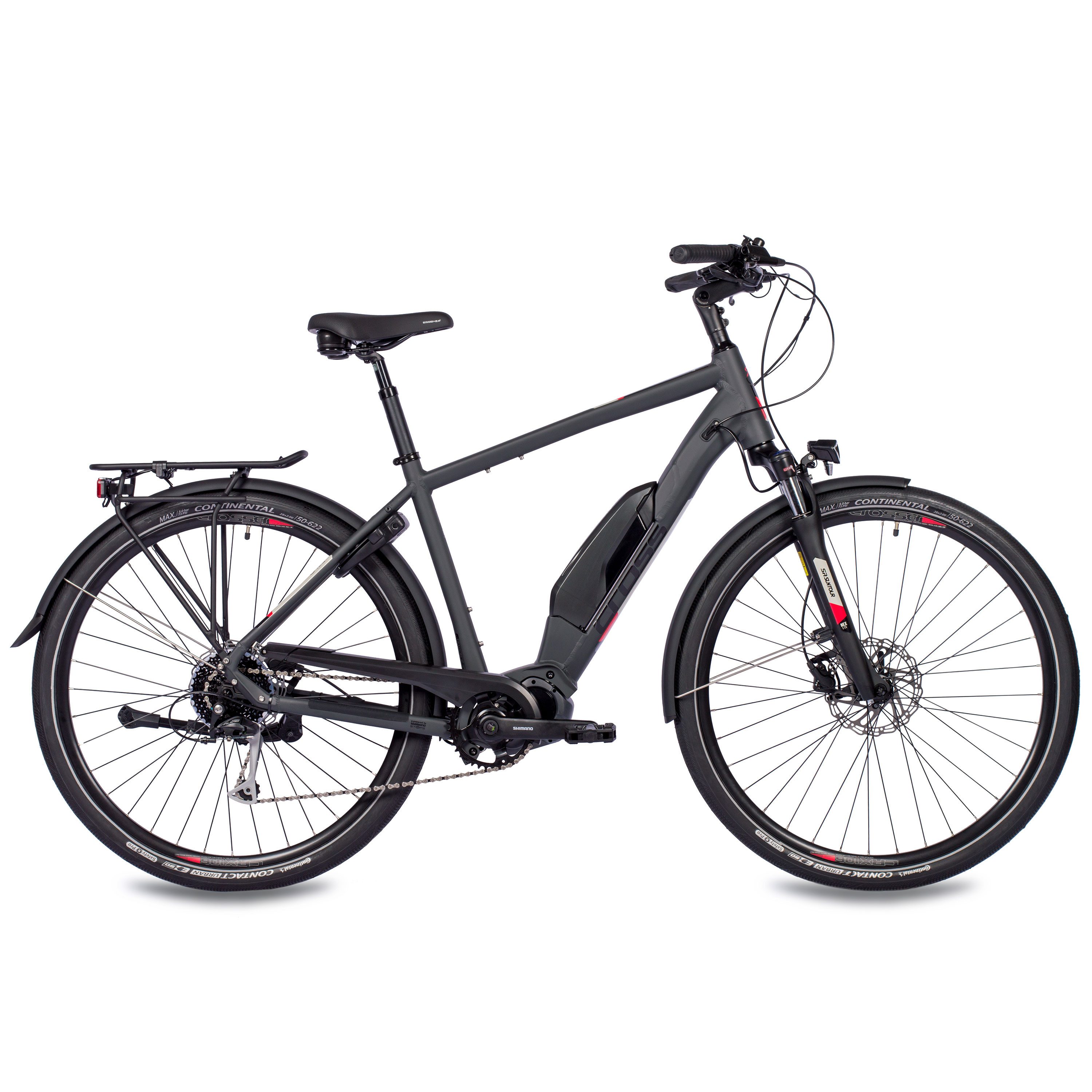 Airtracks E-Bike 28 Zoll E-Bike Herren Trekking Fahrrad X-Tron SR1 SHIMANO STеPS E6100, 9 Gang, Kettenschaltung, Mittelmotor, 504 Wh Akku, Trekking Fahrrad SHIMANO ALIVIO - 50cm 55cm 60cm Mod. 2024