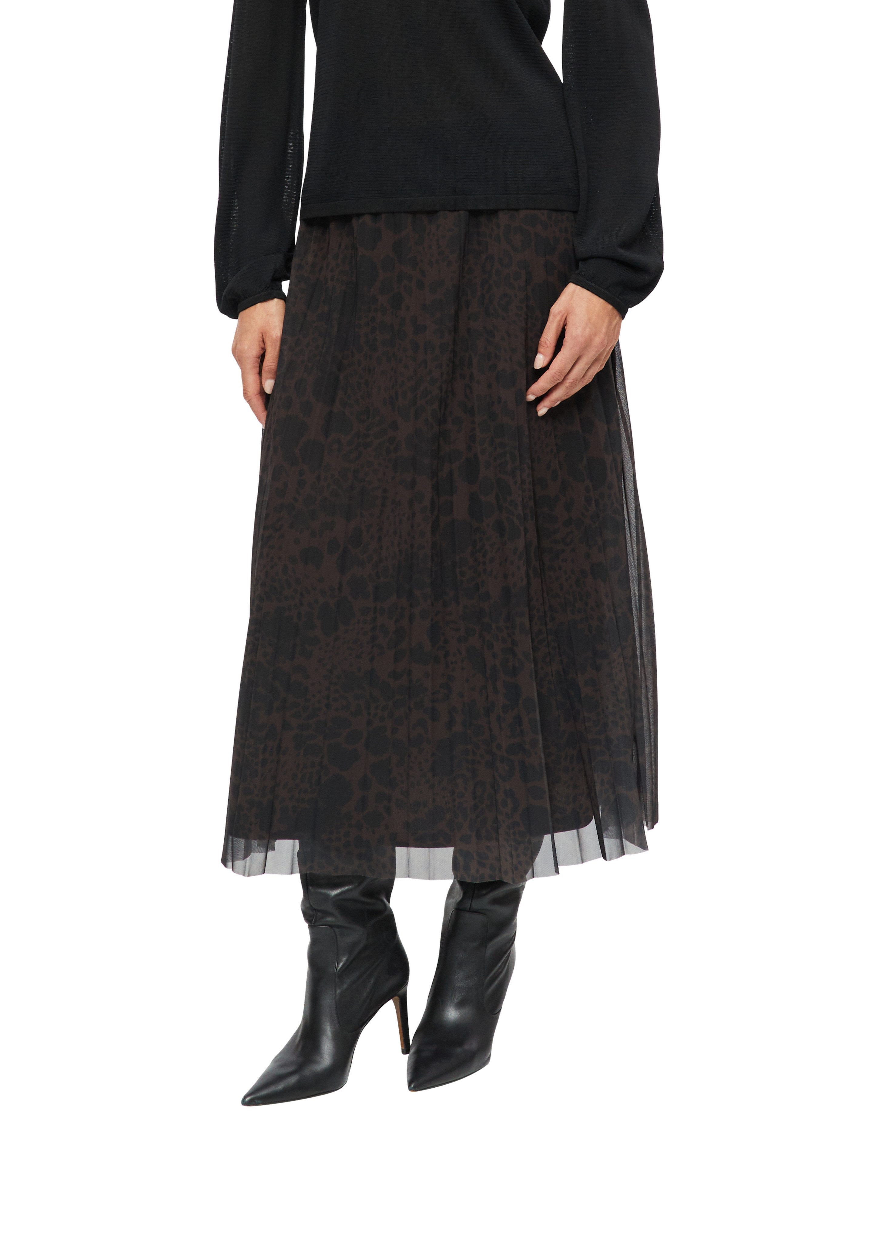 s.Oliver BLACK LABEL Meshrock mit Animal-Muster