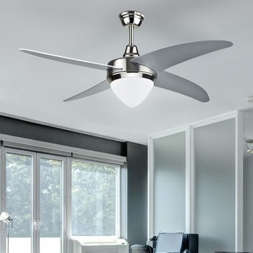 V-TAC Deckenventilator, LED Decken Ventilator Raum Kühler FERNBEDIENUNG Tages-Licht