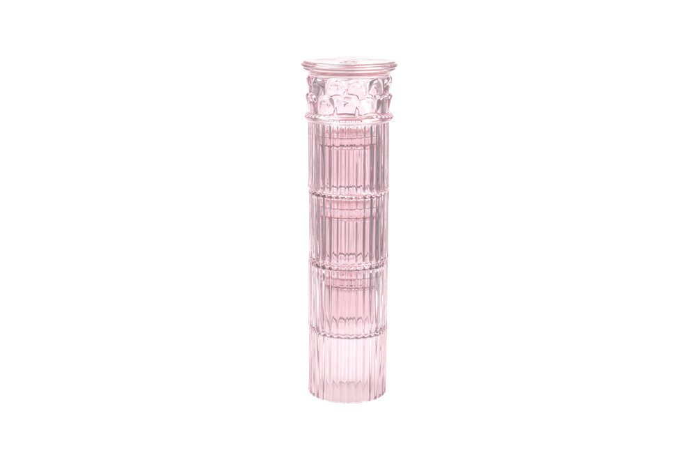 DOIY Glas Athena Склоset 4er Set, Glas, Form griechischer Säule, ca. Ø 9 x 29 cm