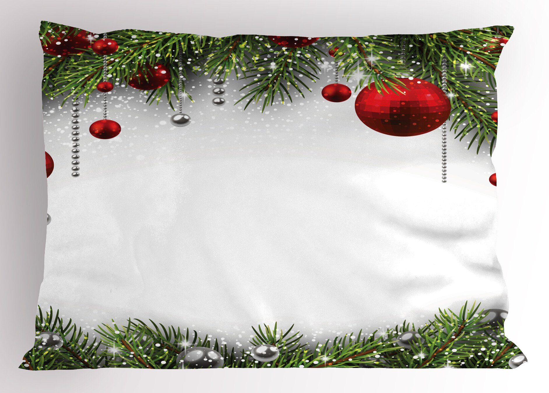 Kissenbezüge Dekorativer Standard King Size Gedruckter Kissenbezug, Abakuhaus (1 Stück), Weihnachten Baulbes Noel Baum | Kissenbezüge