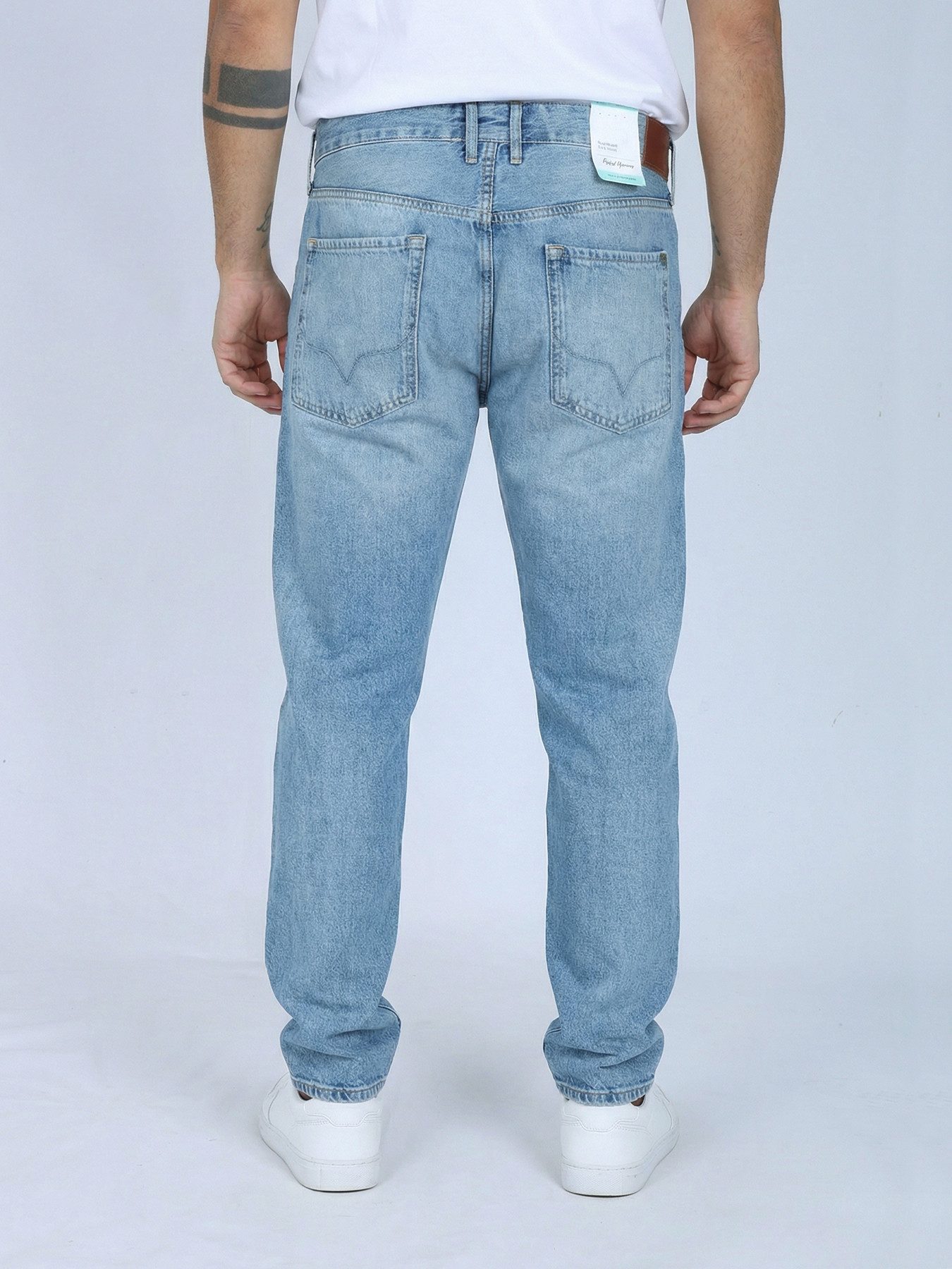 Pepe Jeans Tapered-fit-Jeans bequeme, schmal zulaufende Beinpartie - Callen MM3