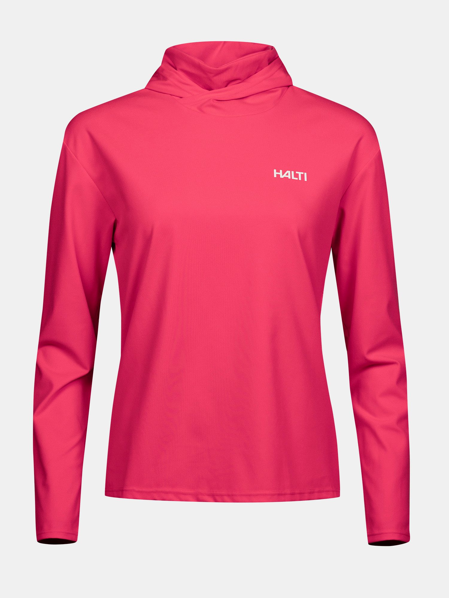 HALTI Langarmbluse Kaltio W training Hoodie POWER RED