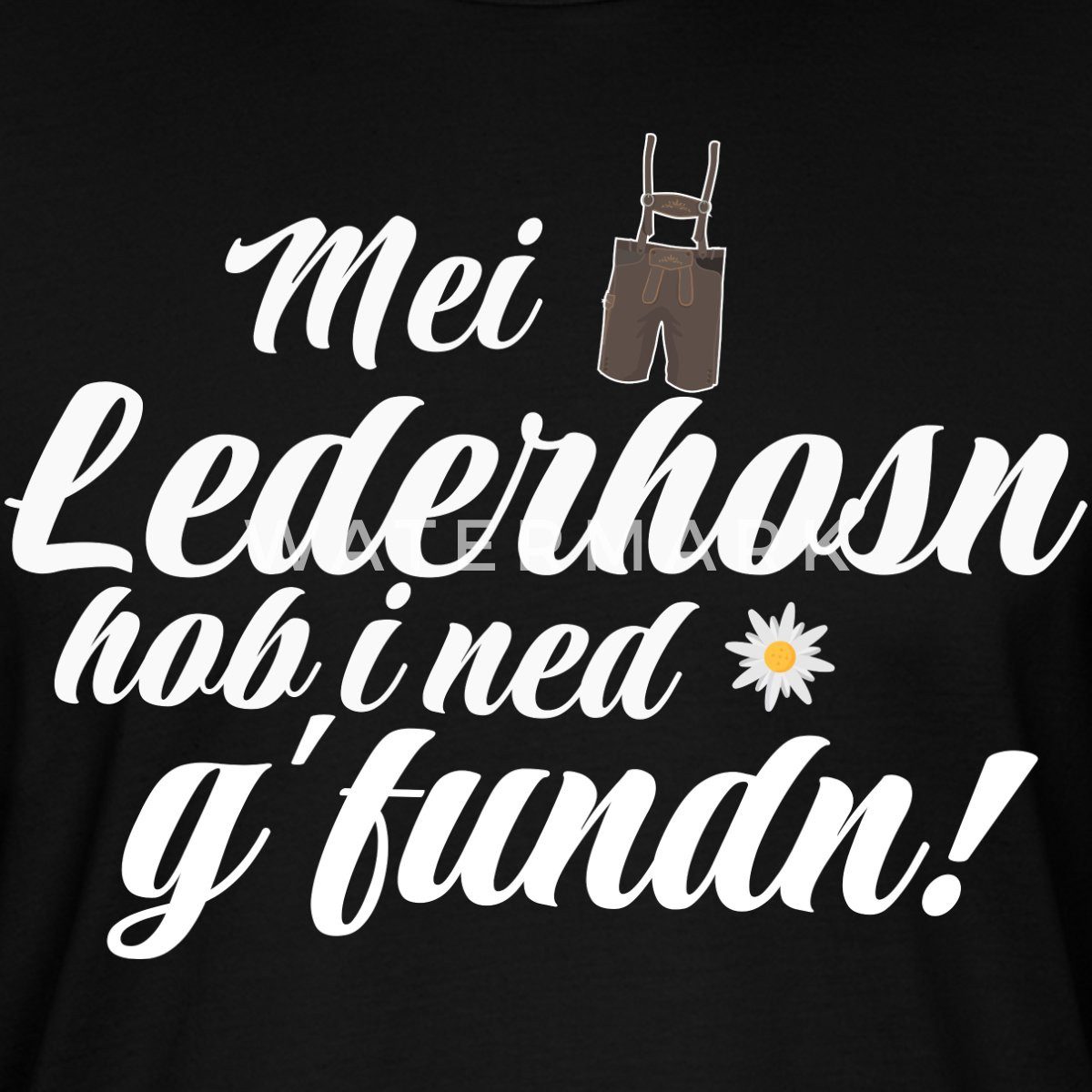 Spreadshirt T-Shirt Bayern Lederhose Ersatz Volksfest Trachtenshirt Unisex Bio T-Shirt (1-tlg)