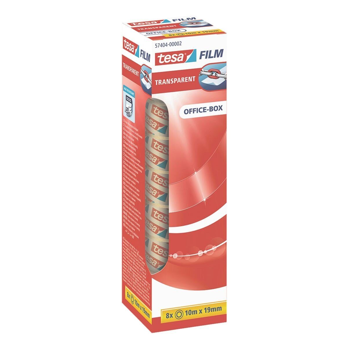 tesa Klebeband Office Box (8-St) 19 mm / 10 m, transparent günstig online kaufen