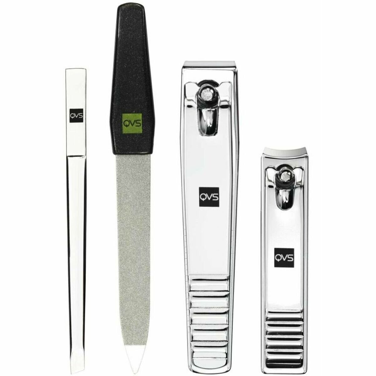 Qvs Maniküre-Pediküre-Set Maniküre-Set QVS 100670061 2 Stücke (4 pcs)