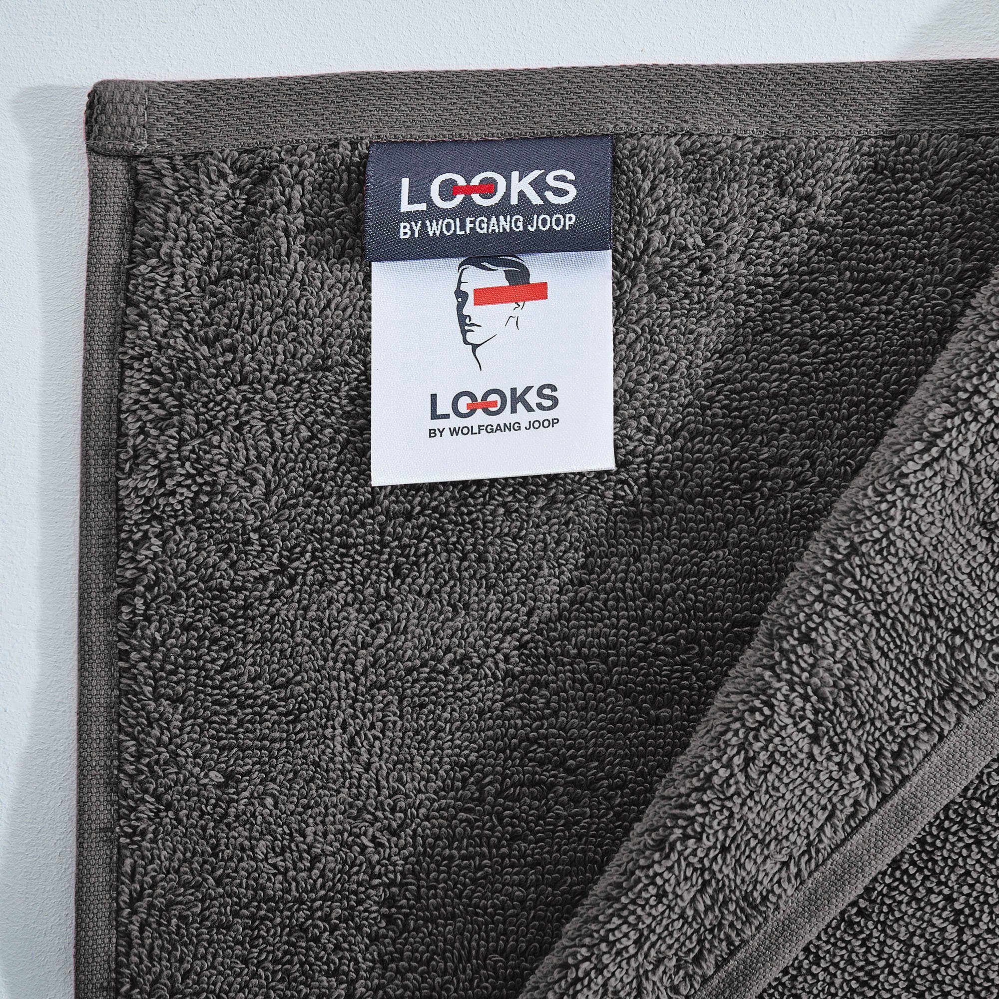 LOOKS by Wolfgang Joop Duschtuch LOOKS, Frottier (1-St), mit Logobestickung – Bild 3 von 5