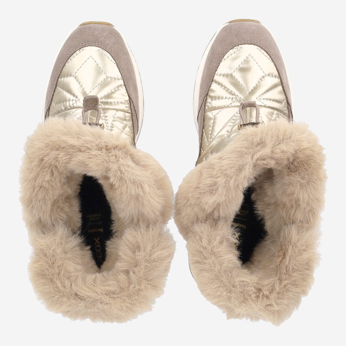 Geox GEOX SPHERICA, Warmfutter, Stiefeletten, Gold, Damen Stiefelette