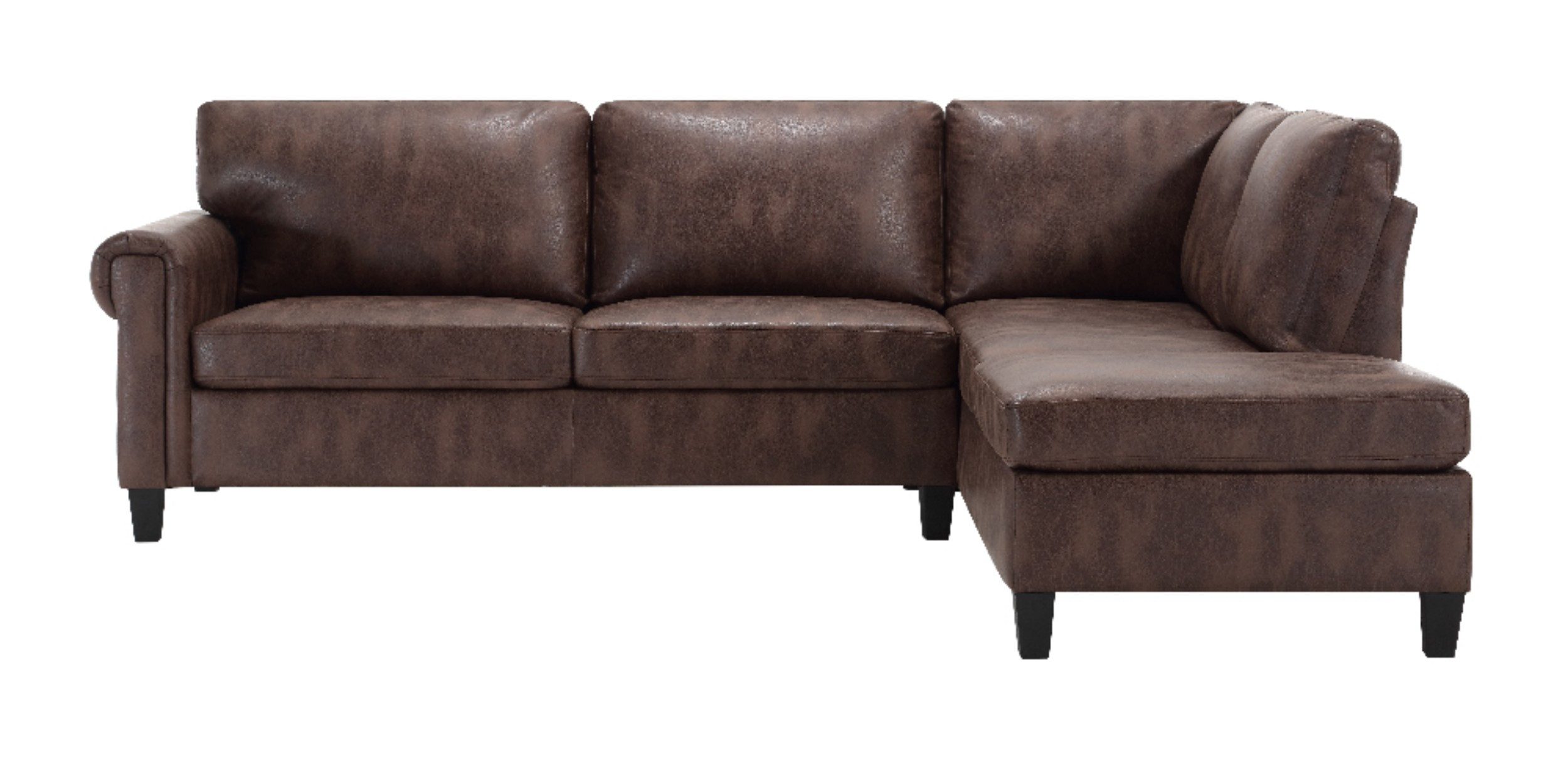 Happy Home Sofa Großzügiges Ecksofa für Wohnzimmer, Polstergarnitur mit Relaxfunktion