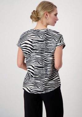 Monari T-Shirt mit Animalprint