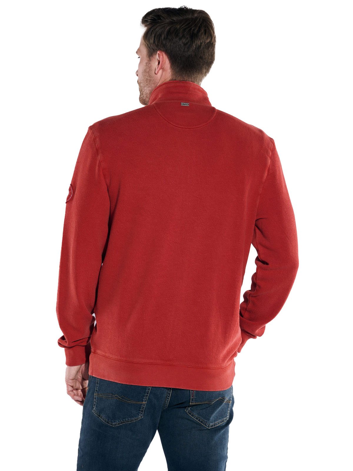 Engbers Sweatjacke engbers Herren Sweatjacke regular, Orange günstig online kaufen