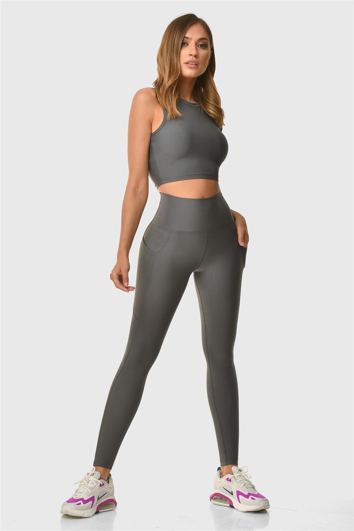 Superstacy Leggings Hoch taillierte Leggings mit Tasche