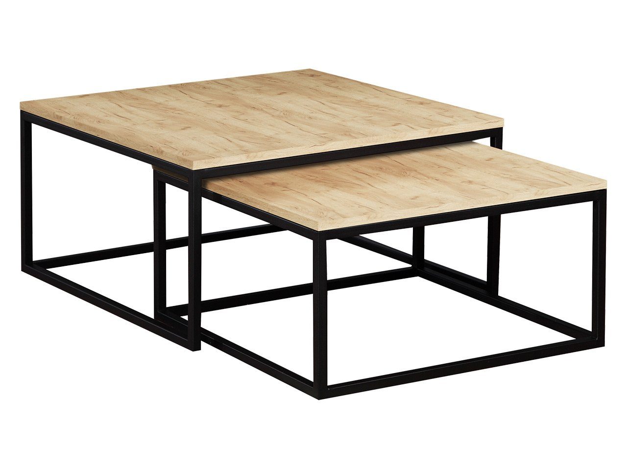 MIRJAN24 Couchtisch Dual (2er-Set), Vierkantrohrrahmen aus günstig online kaufen