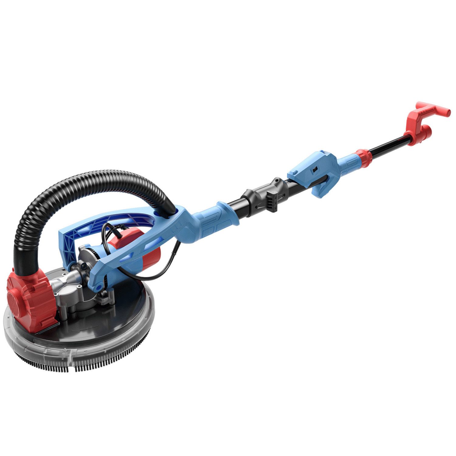 Fanzwork Trockenbauschleifer 750 Watt Trockenbauschleifer mit intrigiertem Staubsauger Giraffe