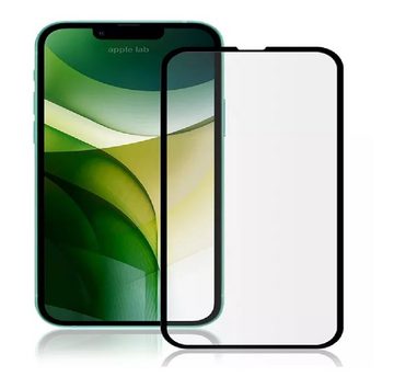 OLi Schutzfolie Silikon für iPhone 13 Pro Max Displayschutzglas mit Schwarzen Rändern, (Spar-Set, 4-St), Komplet Deckende Panzer Glas