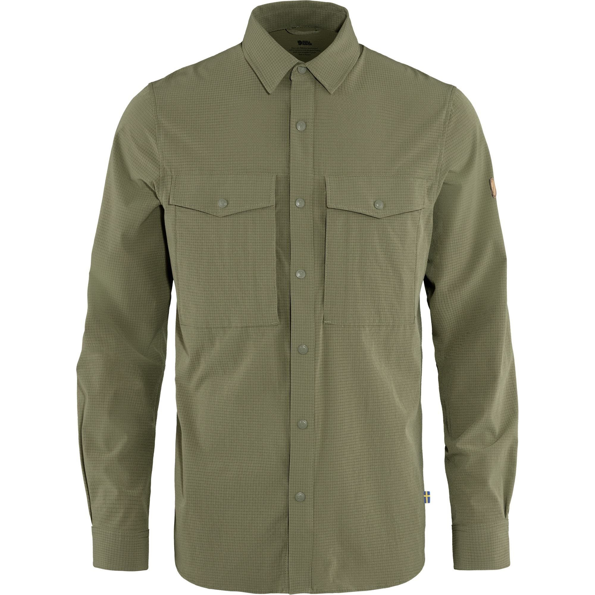 Fjällräven Langarmshirt Fjällräven M Abisko Trekking Shirt Herren Light Green