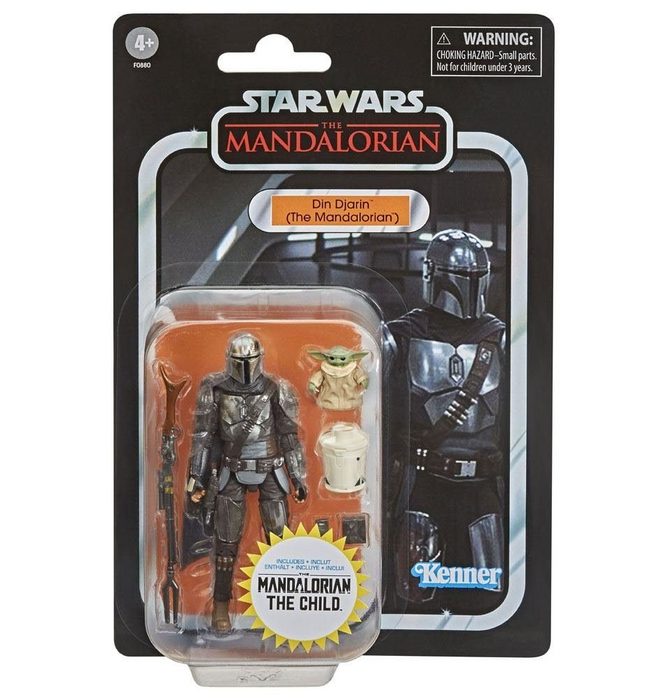 Hasbro Actionfigur Star Wars - The Mandalorian -The Vintage Collection - Din Djarin (The Mandalorian) inkl. The Child