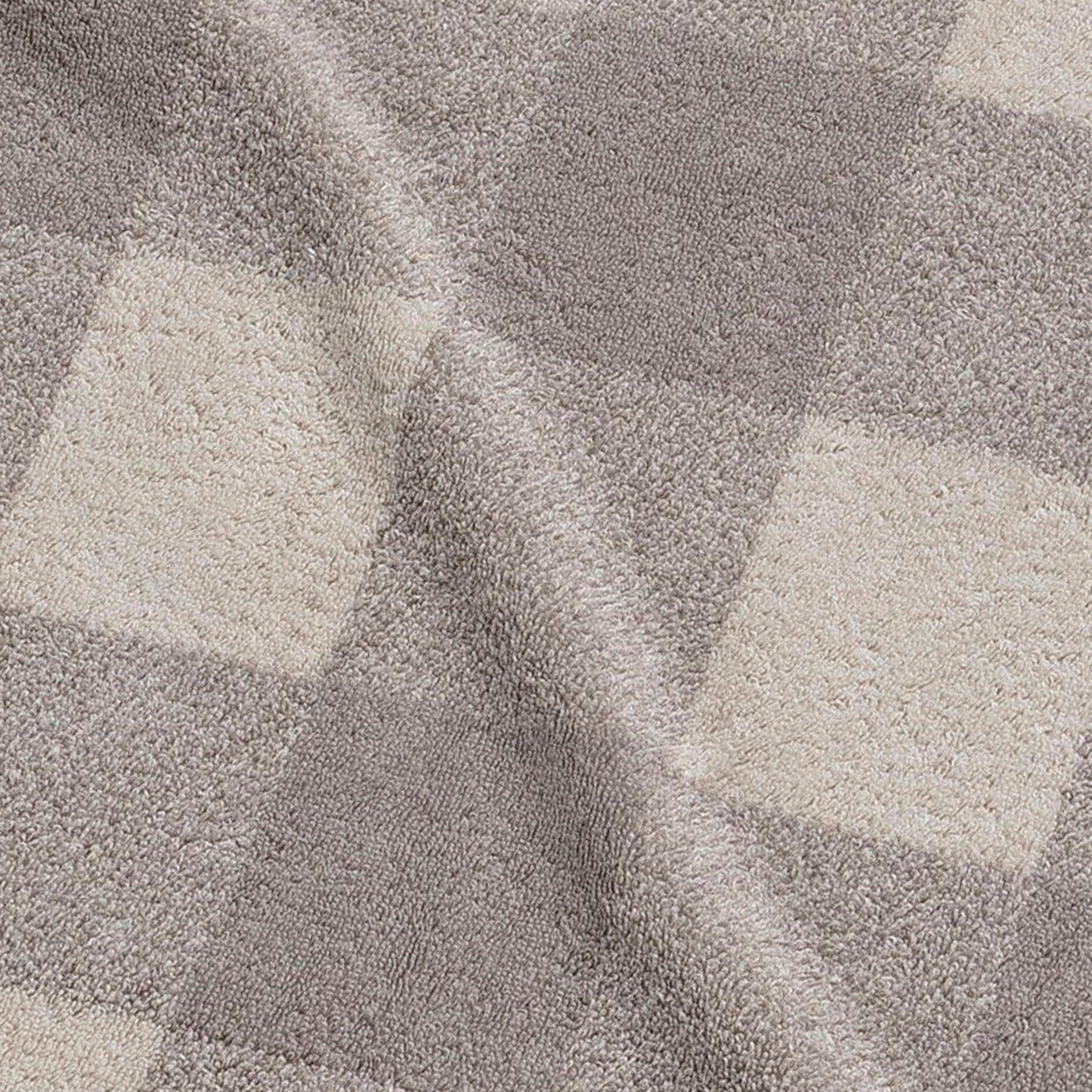 Möve Duschtuch Timeless Karo, nature/cashmere Jacquard-Walkfrottier (1-St)