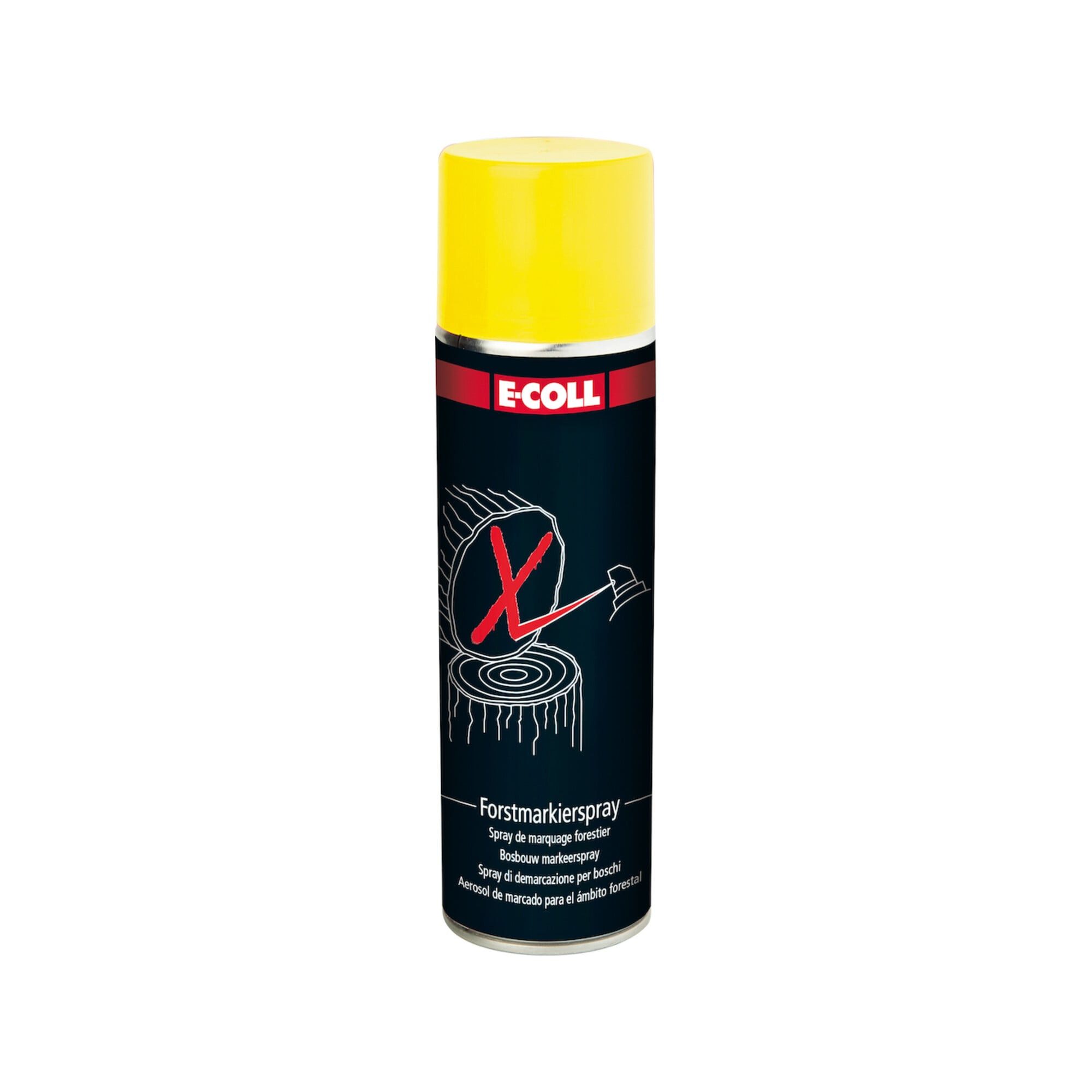 E-COLL Lackmarker E-COLL Forstmarkierspray 500ml gelb