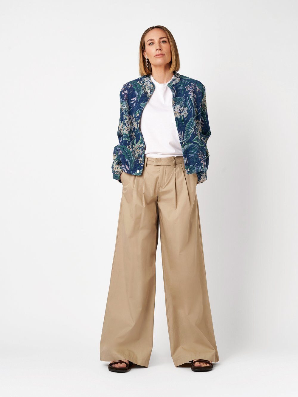 TONI Palazzohose Elli Wide mit Bundfalten