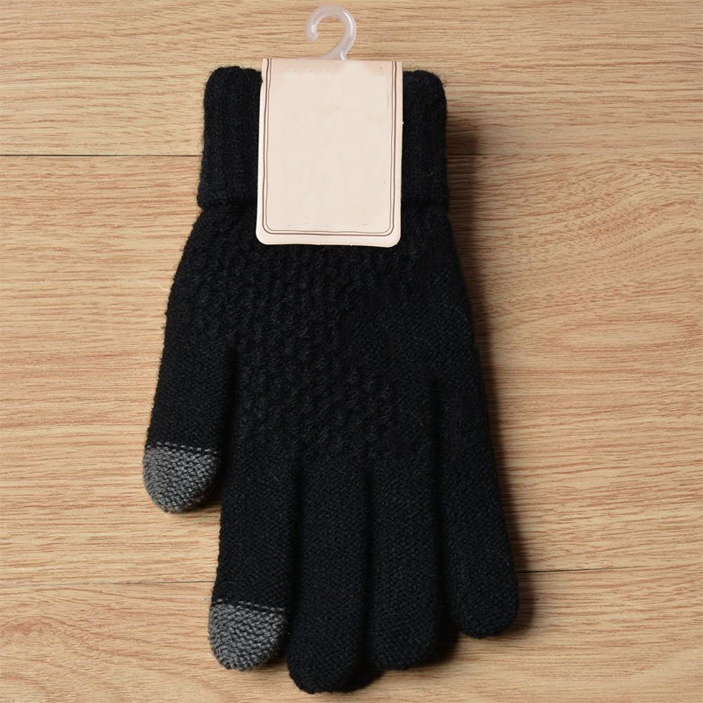 Handschuhe Winter Touchscreen Baumwollhandschuhe Damen CTGtree Strickhandschuhe Warm