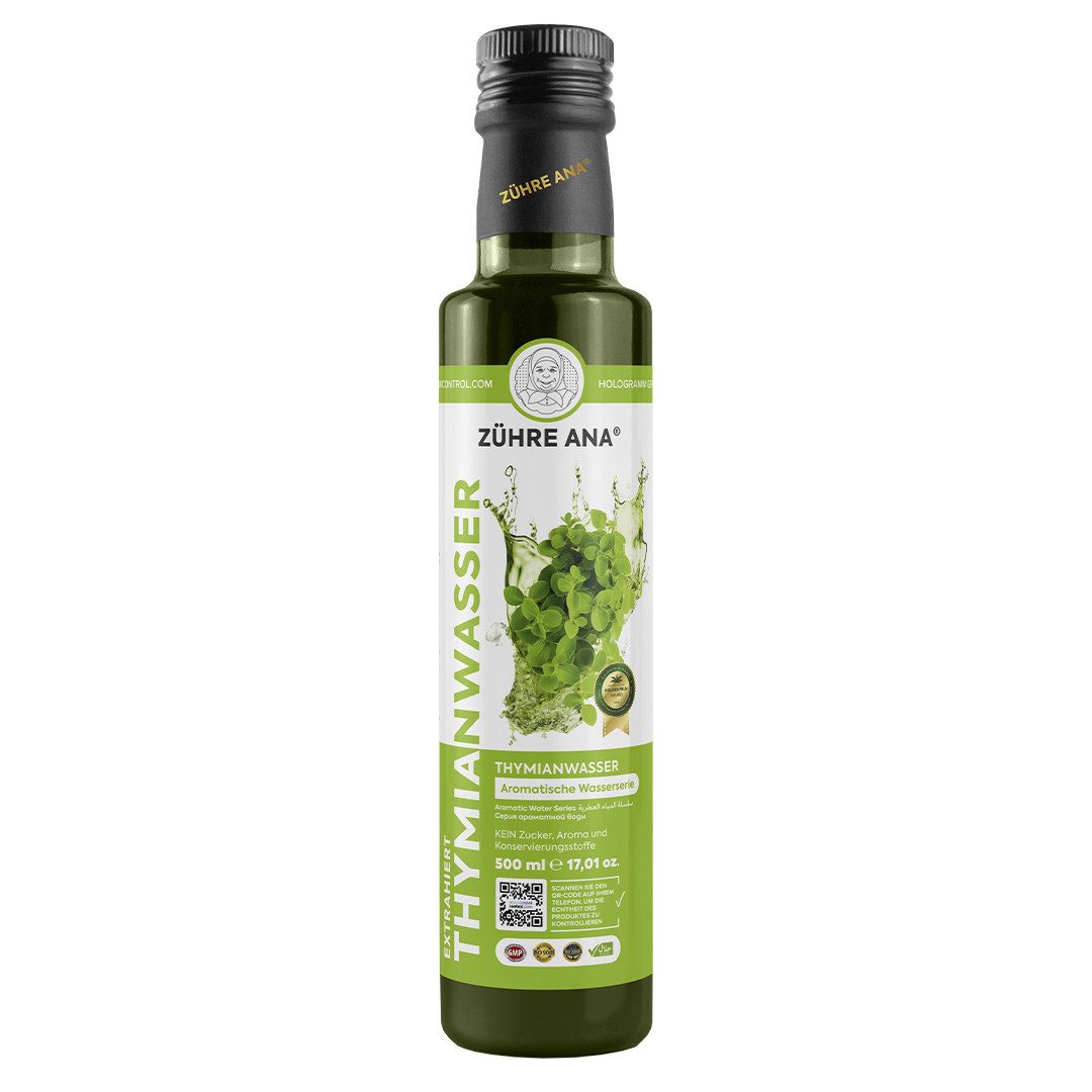THYME WATER – Spezielle, von der Natur inspirierte Formel Sirup