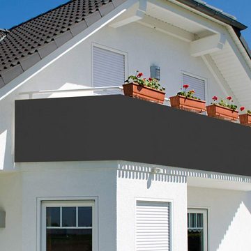 UISEBRT Balkonsichtschutz PVC Balkonbespannung Sichtschutz