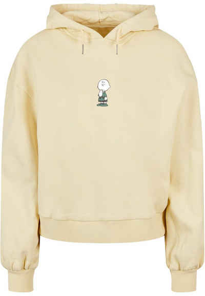 Merchcode Kapuzenpullover Merchcode Damen Peanuts - Charlie Brown Organic Oversized Hoody (1-tlg)