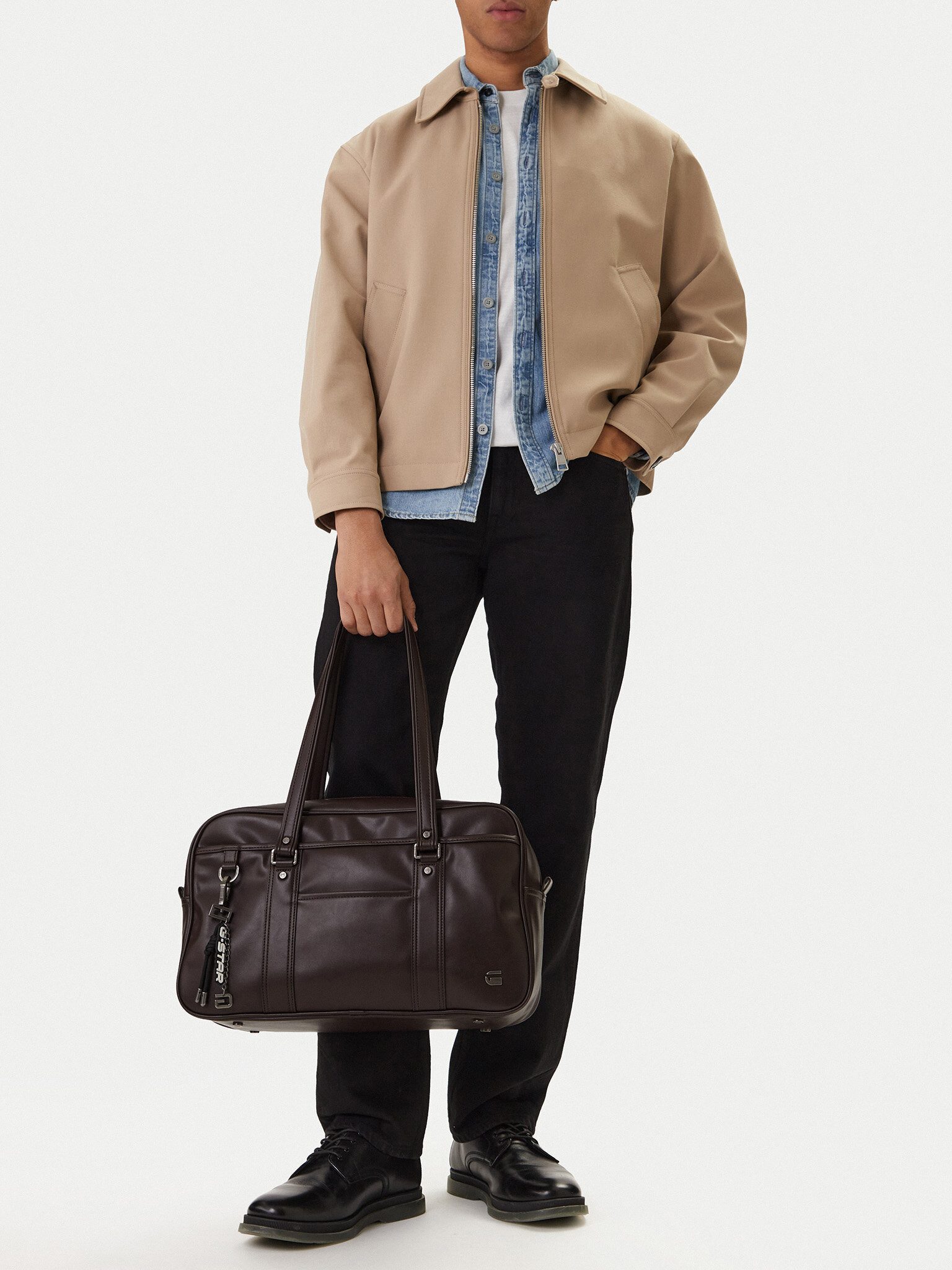 G-STAR Businesstasche G Star Raw Laptop-Tasche Herren Braun G-STAR RAW-C-LA321-880-3 Braun D