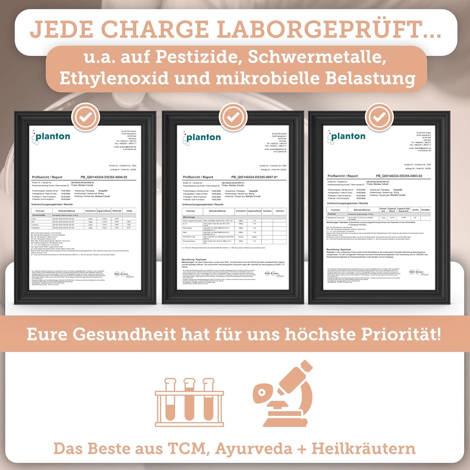 QIDOSHA Maitake-Extrakt Kapseln, 120 St., 74.4 g, 15:1 Dual-Extrakt aus dem Fruchtkörper
