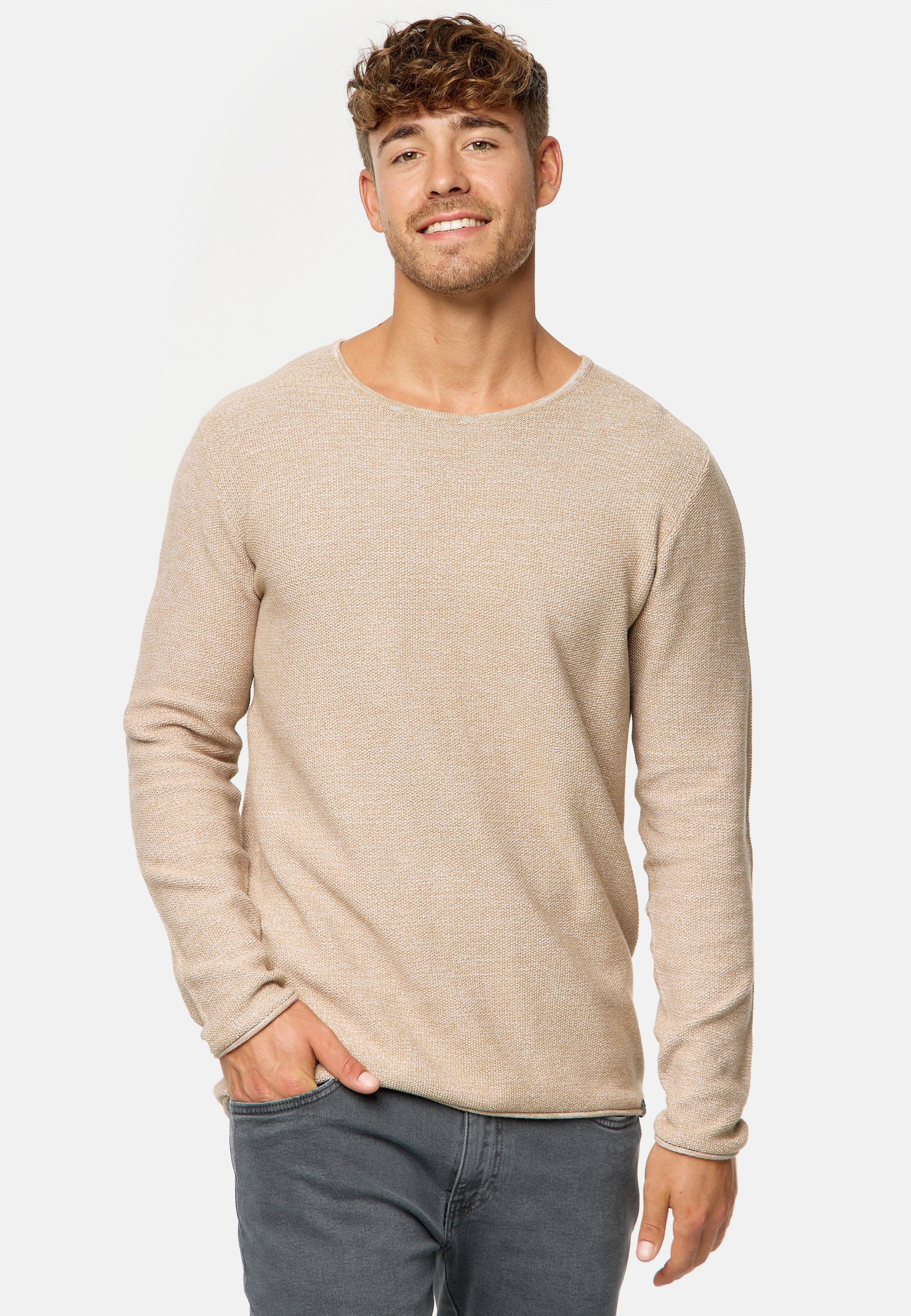 Loakim Indicode Strickpullover Cornstalk