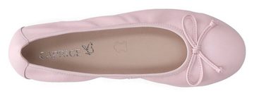 Caprice Ballerina Festtags Schuh, Slipper mit elastischem Einfass