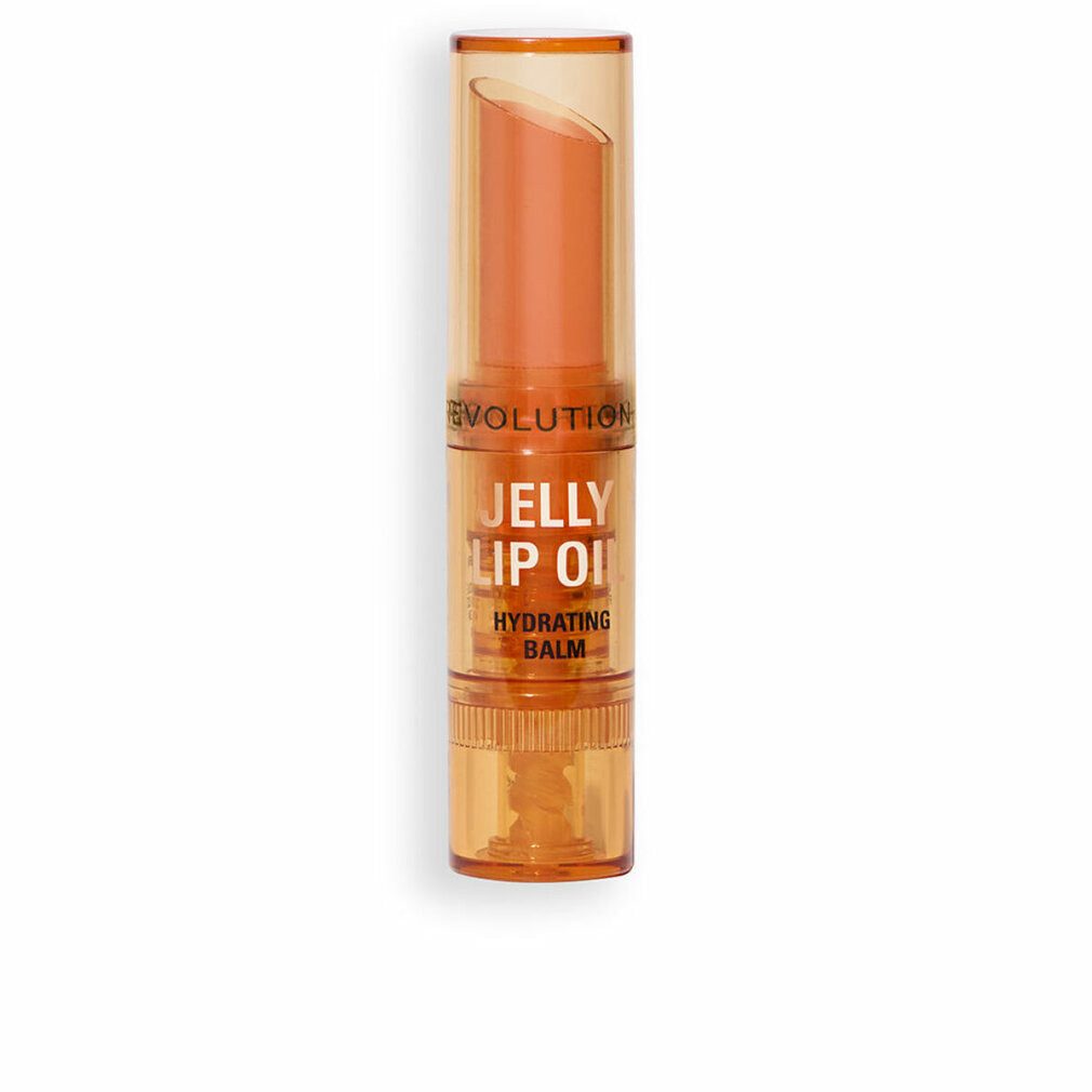 MAKE UP REVOLUTION Lippenpflegemittel JELLY LIP OIL feuchtigkeitsspendender Balsam #Popsicle Peach 2.4 gr