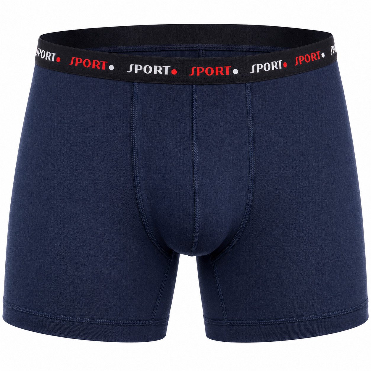 HERMKO Boxer 8950 mit Webbund, Bio-Baumwolle/Elastan, kurzem Bein, Feinripp