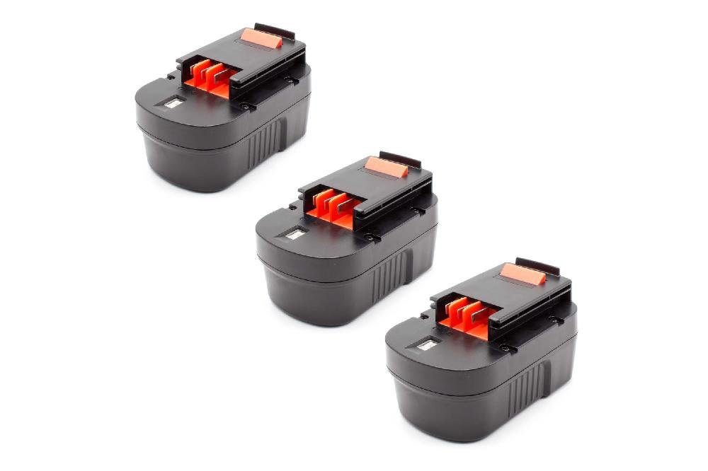 vhbw Ersatz für Black & Decker 499936-34 für Akku NiMH 1500 mAh (14,4 V)