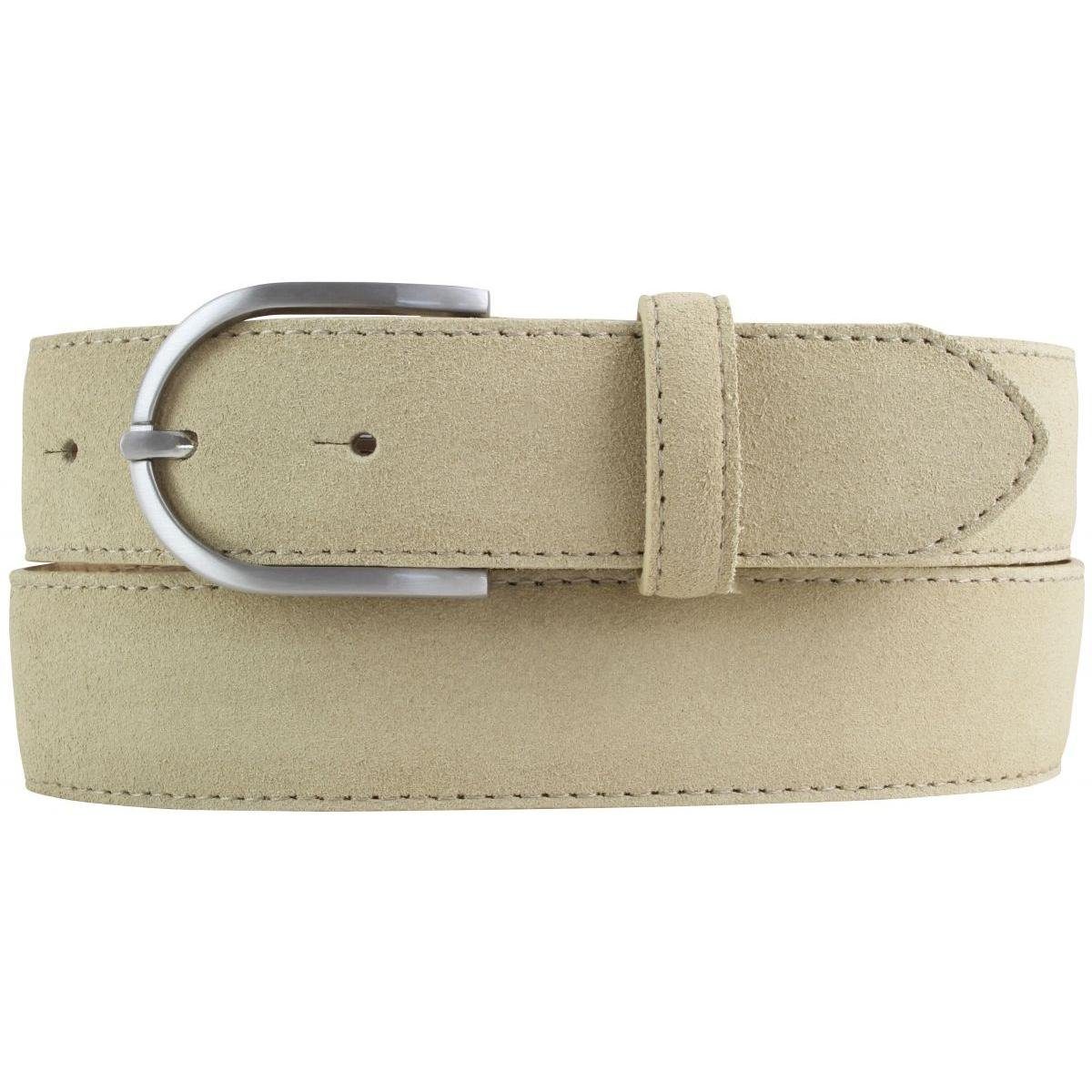 BELTINGER Ledergürtel Damen-Gürtel aus Veloursleder 3,5 cm - Velour-Ledergürtel für Damen 35 (1-St)