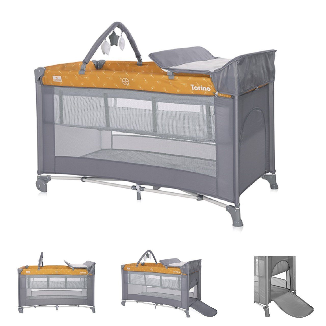 Baby-Reisebett Reisebett Torino plus 2 Ebenen