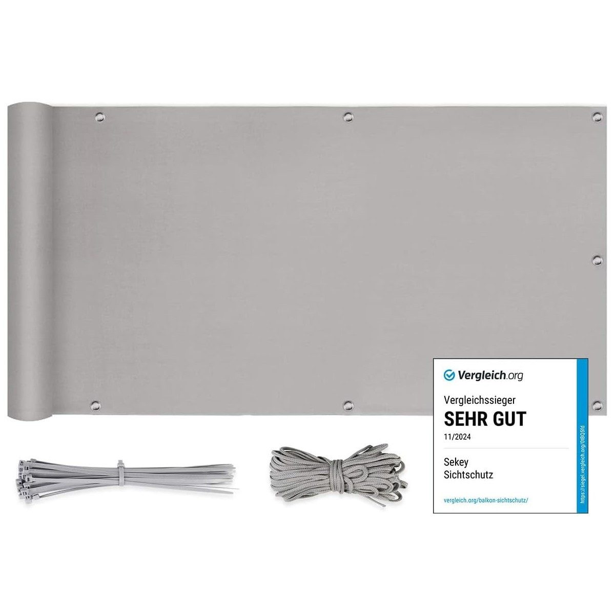 Sekey Balkonsichtschutz PES Balkon Sichtschutz Blickdichte Wetterfest Sonne günstig online kaufen