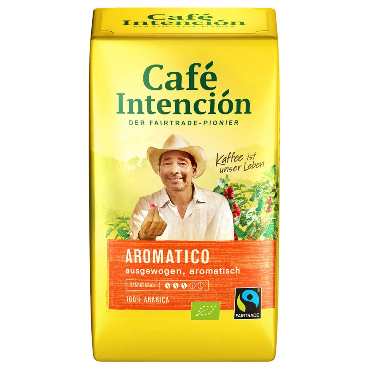 Cafe Intencion Kaffee, Cafe Intencion Bio ecologico Aromatico Kaffee Röstkaffee gemahlen 500g