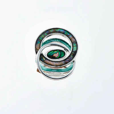 Mein Style Fingerring elastischer Ring silber R5371 (1 Stück, 1-tlg., 1 Stück)