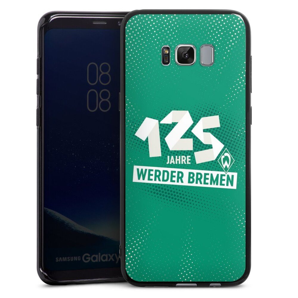 DeinDesign Handyhülle 125 Jahre Werder Bremen Offizielles Lizenzprodukt, Samsung Galaxy S8 Plus Silikon Hülle Bumper Case Handy Schutzhülle