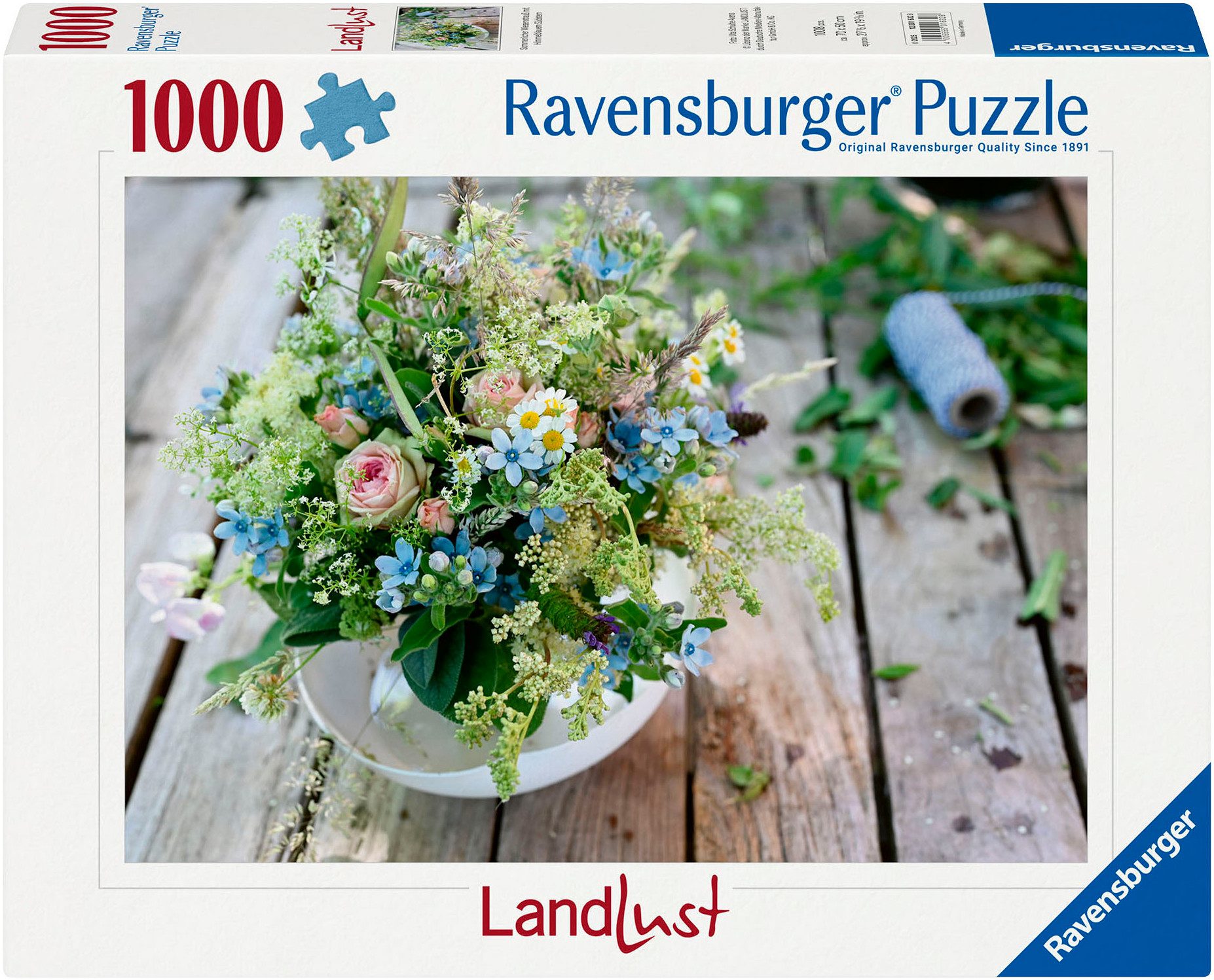 Ravensburger Puzzle Sommerlicher Wiesenstrauß mit Himmelblauem günstig online kaufen