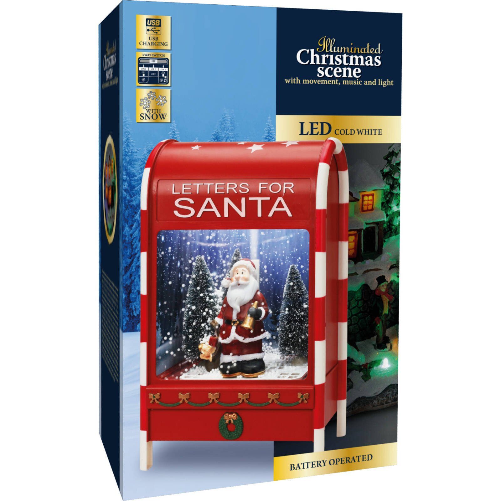 Home & styling collection Weihnachtsfigur Briefkasten für Briefe an den Wei günstig online kaufen