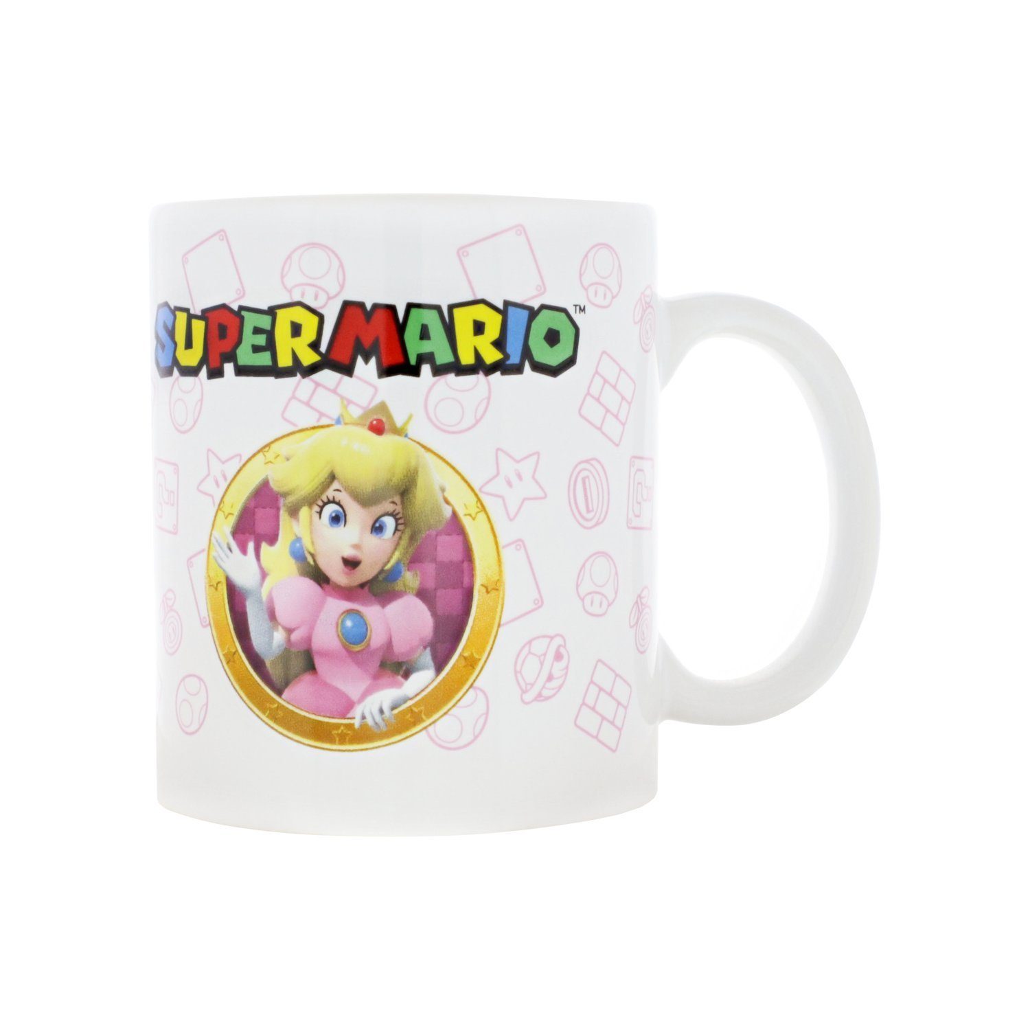 Nintendo Becher Nintendo Prinzessin Peach Von Super Mario Tasse Cup Becher mit Spardos – Bild 2 von 3