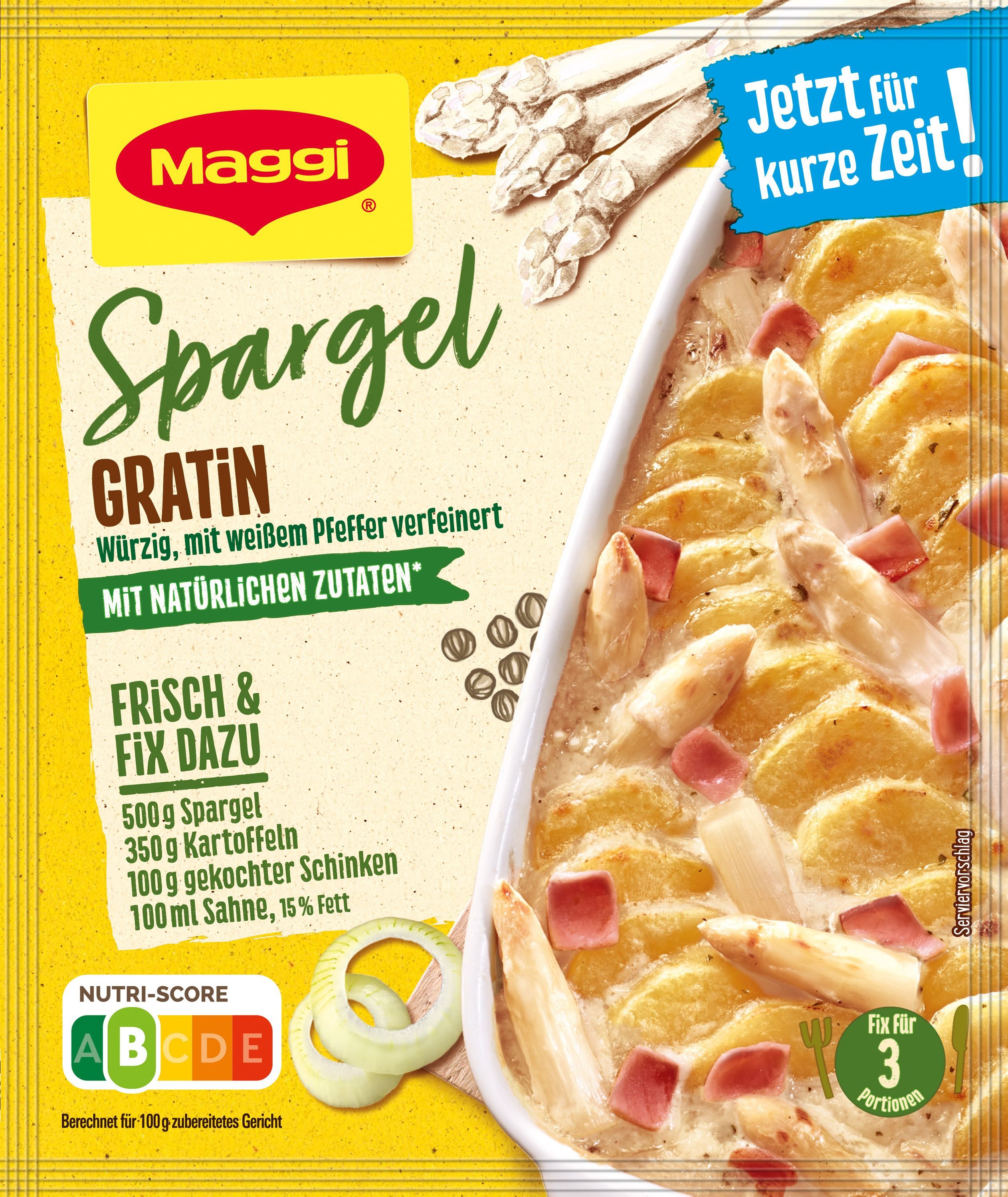 MAGGI Saucen, Maggi Fix Spargel Gratin