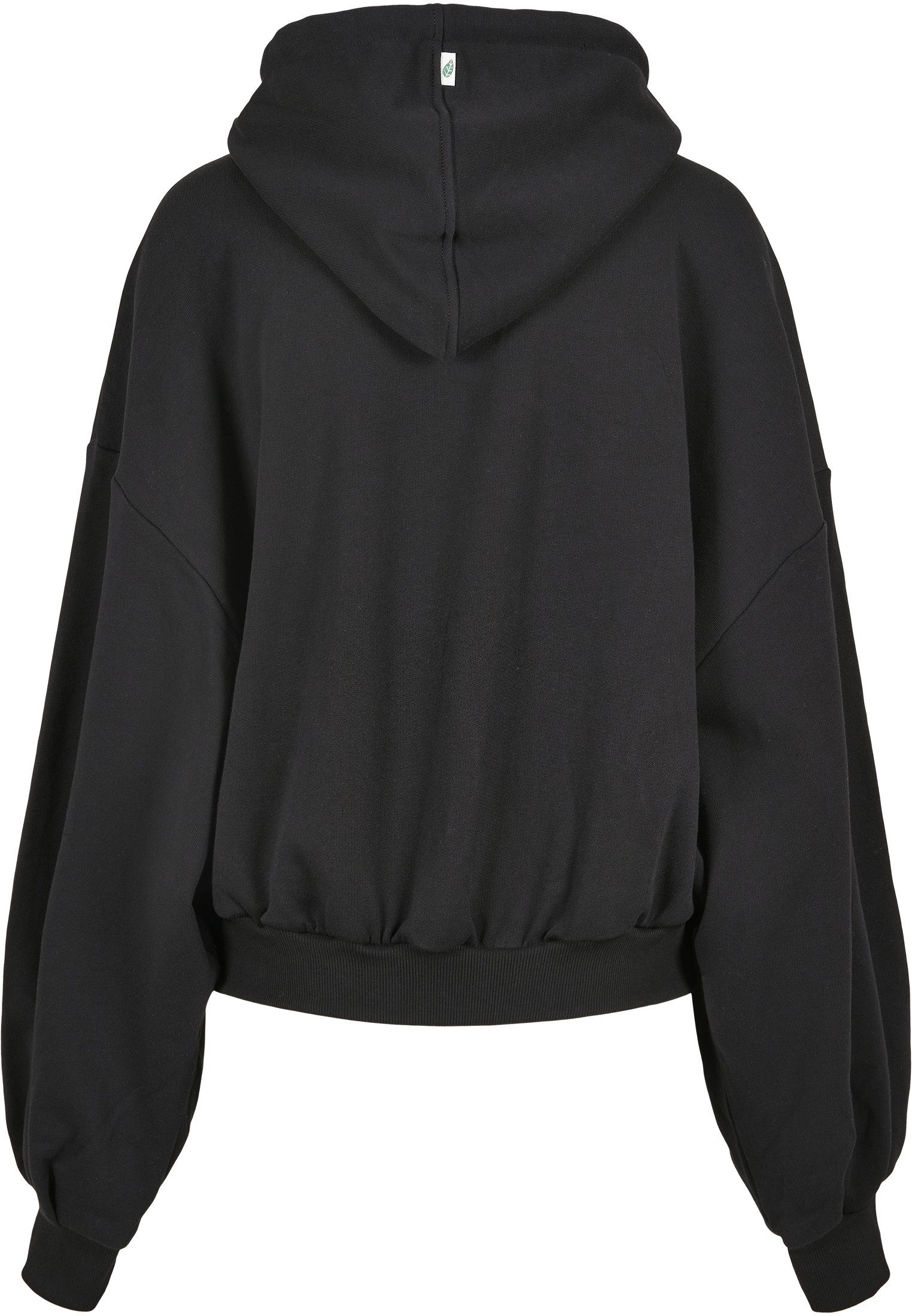 (1-tlg) Organic Hoody CLASSICS Frauen Terry Oversized black URBAN Ladies Kapuzenpullover